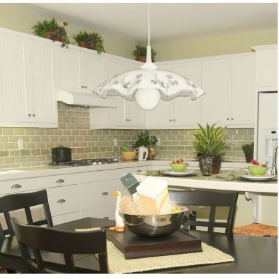 Lampa wisząca 1x60 W biała-wzór 4795 Rabalux Vino