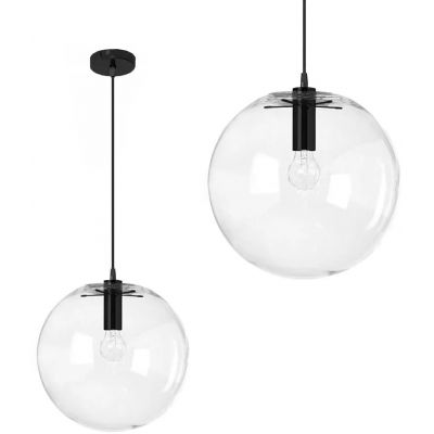 Lampa wisząca 1x60 W czarna OSW00340 TooLight Lassi