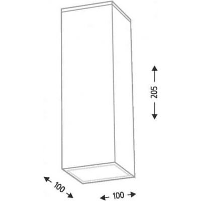 Lampa podsufitowa 1x10 W czarna 1177 Shilo Suwa