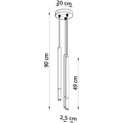 Lampa wisząca SL0893 Sollux Lighting Mozaica