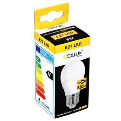 Żarówka LED 1x8 W 3000 K e27 SL0968 Sollux Lighting