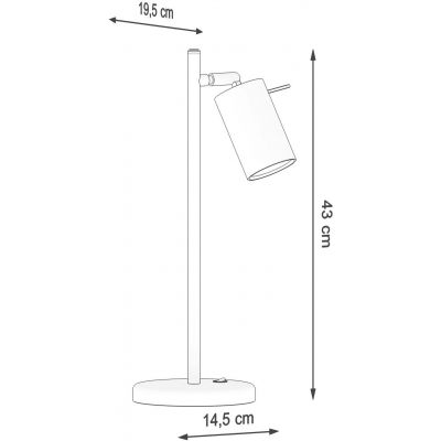Lampa biurkowa SL1091 Sollux Lighting Ring