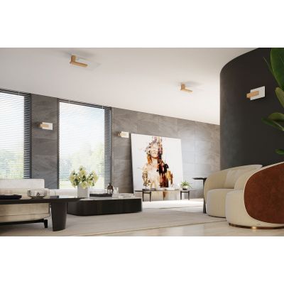 Lampa podsufitowa 2x60 W biały SL1095 Sollux Lighting Lappo