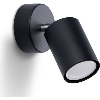 Kinkiet 1x40 W czarny SL1126 Sollux Lighting Lemmi