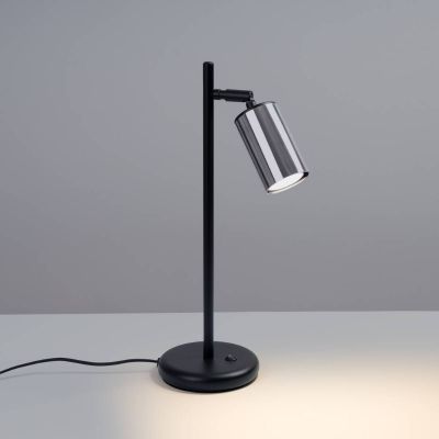 Lampa biurkowa 1x10 W czarna-chrom SL1373 Sollux Lighting Winx