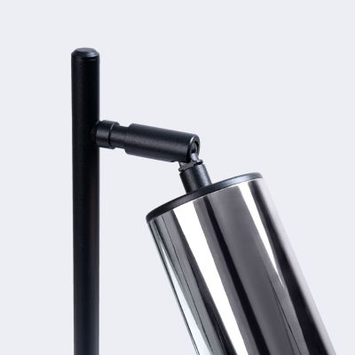 Lampa biurkowa 1x10 W czarna-chrom SL1373 Sollux Lighting Winx