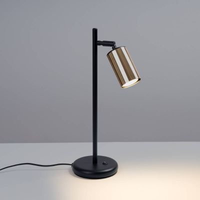 Lampa biurkowa 1x10 W czarna-złota SL1389 Sollux Lighting Winx