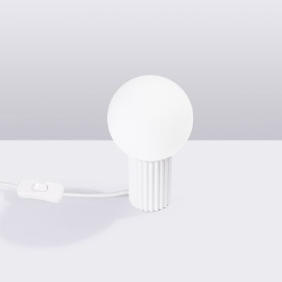 Lampa biurkowa 1x8 W biała SL1711 Sollux Lighting Halo