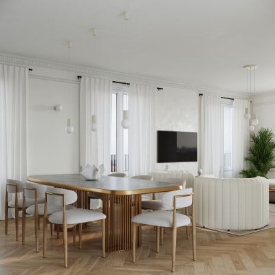 Lampa biurkowa 1x8 W biała-beżowa SL1721 Sollux Lighting Halo