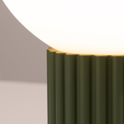 Lampa biurkowa 1x8 W biała-zielona SL1726 Sollux Lighting Halo