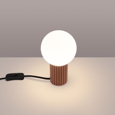 Lampa biurkowa 1x8 W biała SL1736 Sollux Lighting Halo