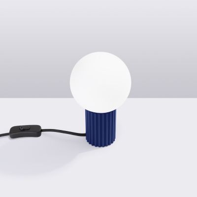 Lampa biurkowa 1x8 W biała-fioletowa SL1741 Sollux Lighting Halo