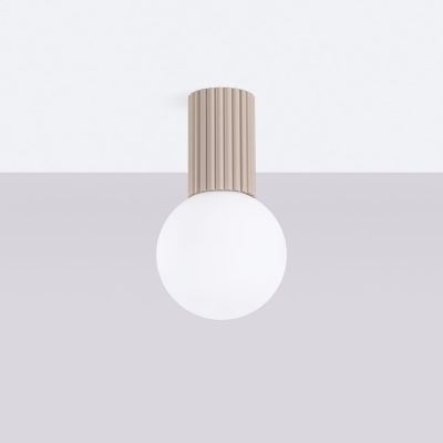Lampa podsufitowa 1x8 W biała-beżowa SL1743 Sollux Lighting Halo
