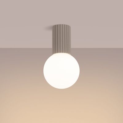 Lampa podsufitowa 1x8 W biała-beżowa SL1743 Sollux Lighting Halo
