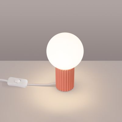 Lampa biurkowa 1x8 W biała SL1756 Sollux Lighting Halo