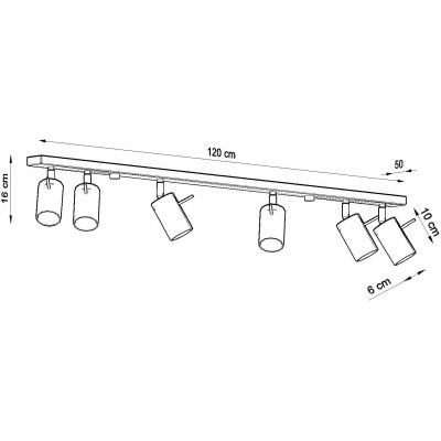 Lampa podsufitowa SL0333 Sollux Lighting Ring