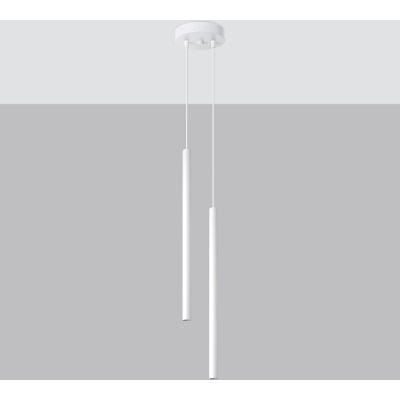 Lampa wisząca 2x8 W biała SL1303 Sollux Lighting Pastelo