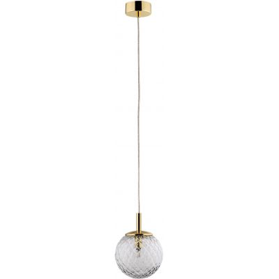 Lampa wisząca 1x8 W złota 759 TK Lighting Cadix