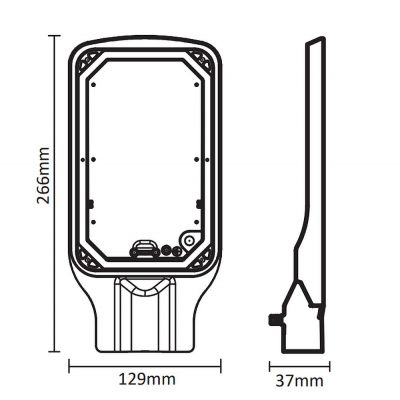 Naświetlacz 30 W 4000k czarny 10206 V-TAC