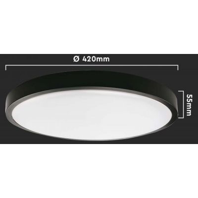 Plafon 1x30 W biały 7639 V-TAC