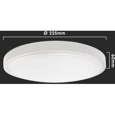Plafon 1x18 W biały 7659 V-TAC
