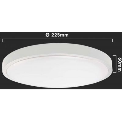 Plafon 1x24 W biały 7662 V-TAC