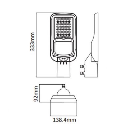 Naświetlacz 50 W 4000k szary 7888 V-TAC