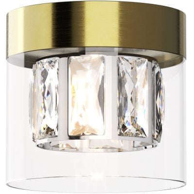 Lampa podsufitowa 1x28 W przezroczysta-brązowa C038901A0FD2 Zuma Line Gem