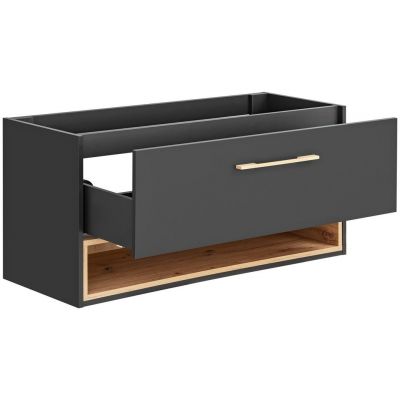 Szafka 120x46x57 cm podumywalkowa wisząca szara BORNEOCOSMOS854FSC Comad Borneo