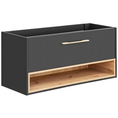 Szafka 120x46x57 cm podumywalkowa wisząca szara BORNEOCOSMOS854FSC Comad Borneo