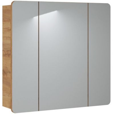 Szafka 80x16x75 cm z lustrem dąb ARUBA84380CMFSC Comad Aruba