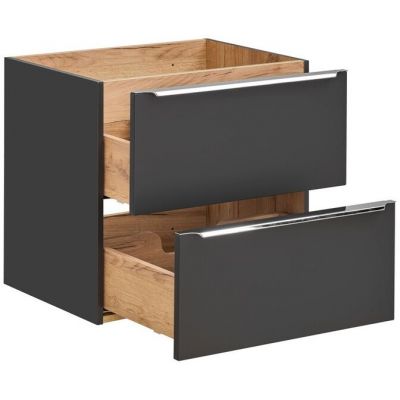 Szafka 80x46x57 cm podumywalkowa wisząca czarna CAPRICOSMOS821FSC Comad Capri Cosmos
