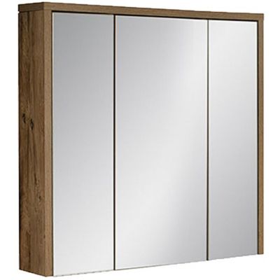 Szafka 80x16x75 cm z lustrem dąb HAMPTONCONCRETE8480 Comad Hampton Concrete