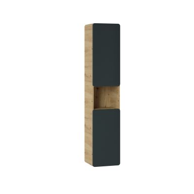 Szafka 35x32x170 cm boczna wisząca czarna-dab ARUBACOSMOS800FSC Comad Aruba Cosmos