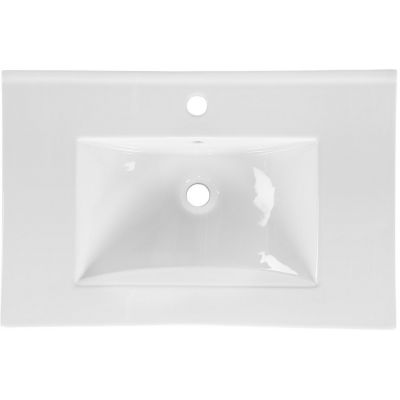 Umywalka 81x46 cm prostokątna meblowa biała UMCFPLAVA80DDP Comad Lava