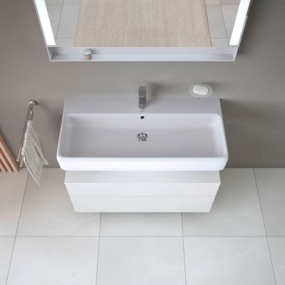 Szafka 99x47x59 cm podumywalkowa wisząca biały QA4395022220010 Duravit Qatego