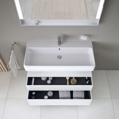 Szafka 99x47x59 cm podumywalkowa wisząca biały QA4395022220010 Duravit Qatego
