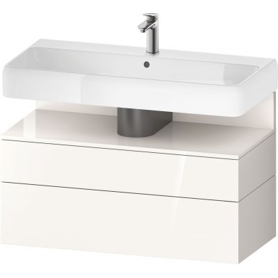 Szafka 99x47x59 cm podumywalkowa wisząca biały QA4395022220010 Duravit Qatego