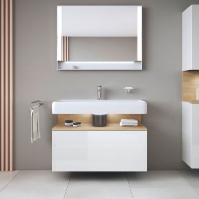Szafka 99x47x59 cm podumywalkowa wisząca biały QA4395030220010 Duravit Qatego