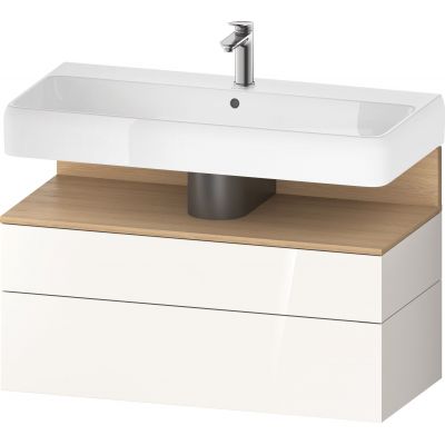 Szafka 99x47x59 cm podumywalkowa wisząca biały QA4395030220010 Duravit Qatego