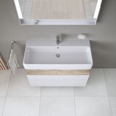 Szafka 99x47x59 cm podumywalkowa wisząca biały QA4395055180010 Duravit Qatego