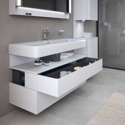 Szafka 119x47x59 cm podumywalkowa wisząca biały QA4396018180010 Duravit Qatego