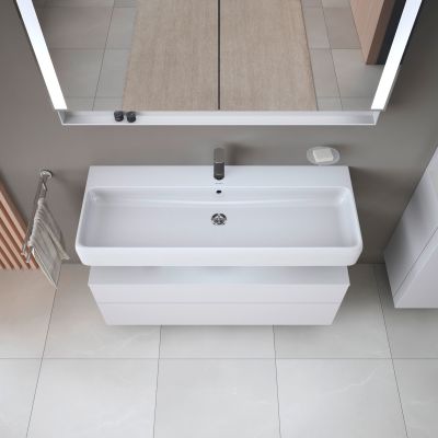 Szafka 119x47x59 cm podumywalkowa wisząca biały QA4396018180010 Duravit Qatego