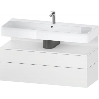 Szafka 119x47x59 cm podumywalkowa wisząca biały QA4396018180010 Duravit Qatego