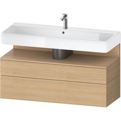 Szafka 119x47x59 cm podumywalkowa wisząca dąb QA4396030300010 Duravit Qatego