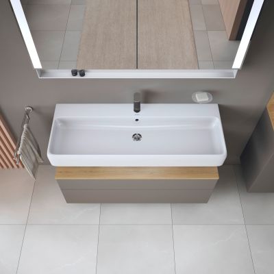 Szafka 119x47x59 cm podumywalkowa wisząca dąb QA4396030430010 Duravit Qatego