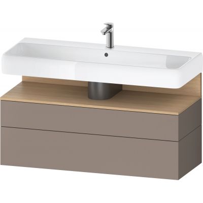 Szafka 119x47x59 cm podumywalkowa wisząca dąb QA4396030430010 Duravit Qatego