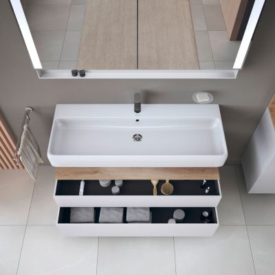 Szafka 119x47x59 cm podumywalkowa wisząca biały QA4396055180010 Duravit Qatego