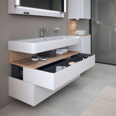 Szafka 119x47x59 cm podumywalkowa wisząca biały QA4396055180010 Duravit Qatego