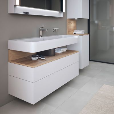 Szafka 119x47x59 cm podumywalkowa wisząca biały QA4396055180010 Duravit Qatego